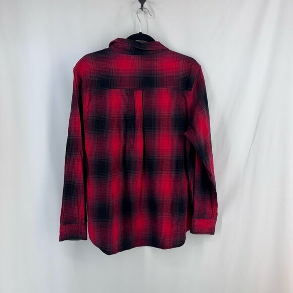 Woolrich Men’s Collared Long Sleeve Cotton Plaid Button Up Shirt Large - Picture 2 of 11